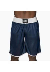 Spodenki bokserskie męskie dwustronne męskie LEONE 1947 Double Face Boxing. Kolor: czerwony, niebieski, wielokolorowy #1