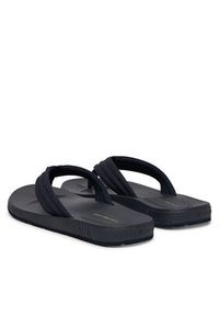 TOMMY HILFIGER - Tommy Hilfiger Japonki Molded Hilfiger Lth Beach Sandal FM0FM05802 Granatowy. Kolor: niebieski. Materiał: syntetyk #5
