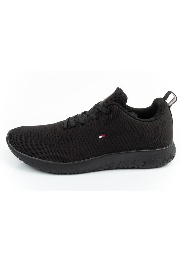 TOMMY HILFIGER - Buty sportowe sneakersy męskie Tommy Hilfiger Corporate. Kolor: czarny