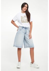 Armani Exchange - Bermudy damskie jeansowe ARMANI EXCHANGE. Materiał: jeans #1