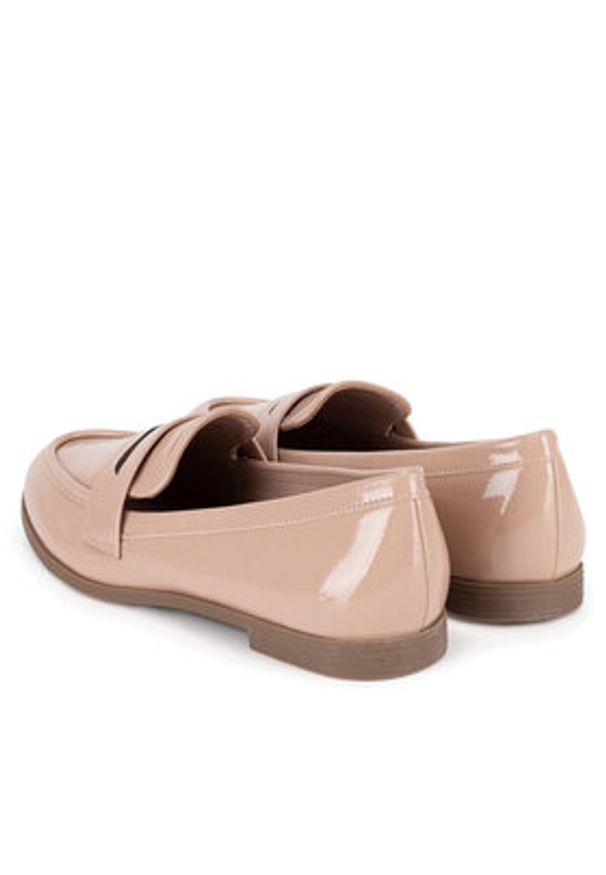 Clara Barson Mokasyny WS270205-14 Beżowy. Kolor: beżowy. Materiał: materiał