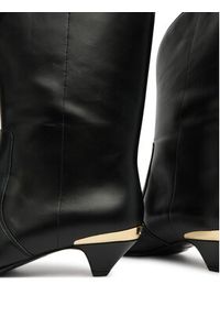 Love Moschino - LOVE MOSCHINO Botki JA24363G0NIA0000 Czarny. Kolor: czarny. Materiał: skóra #5
