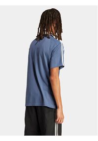 Adidas - adidas T-Shirt Pinstripe IU0199 Niebieski Regular Fit. Kolor: niebieski. Materiał: syntetyk #5