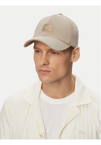 Emporio Armani Czapka z daszkiem EX000032 AF20428 F6107 Beżowy. Kolor: beżowy. Materiał: poliester #4