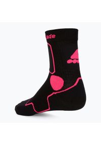 ROLLERBLADE - Skarpety damskie Rollerblade Skate Socks W Black / Pink. Kolor: wielokolorowy, różowy, czarny