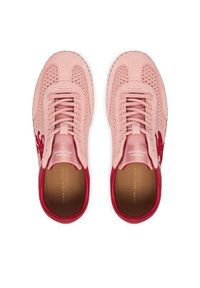 TOMMY HILFIGER - Tommy Hilfiger Espadryle Th Heritage Rope Sneaker FW0FW09406 Różowy. Kolor: różowy. Materiał: materiał #2