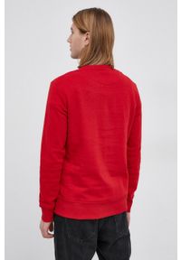 Jack & Jones Bluza męska kolor czerwony z nadrukiem. Okazja: na co dzień. Kolor: czerwony. Wzór: nadruk. Styl: casual
