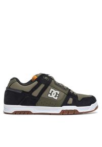DC Sneakersy STAG 320188-ARO Zielony. Kolor: zielony. Materiał: skóra