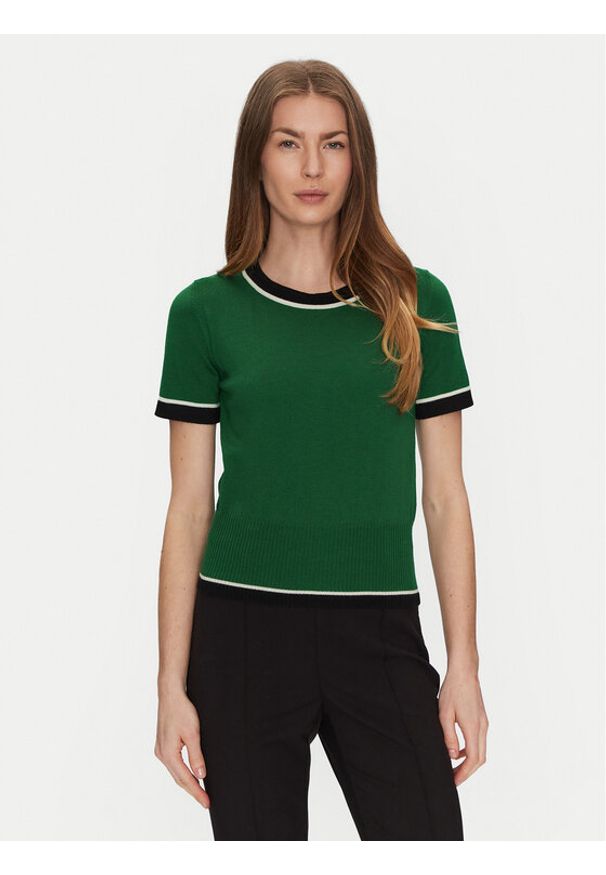 Luisa Spagnoli Sweter Mansueti 58509 Zielony Regular Fit. Kolor: zielony. Materiał: wełna