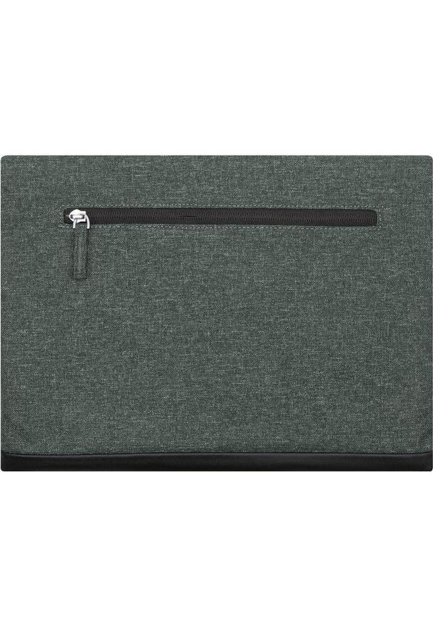 RIVACASE - Etui Rivacase 8803 zielony. Kolor: zielony. Materiał: poliester, skóra, materiał. Wzór: melanż. Styl: elegancki