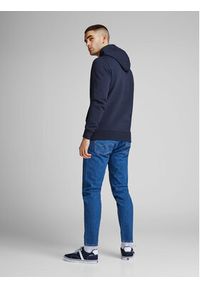 Jack & Jones - Jack&Jones Bluza Corp Old Logo 12137054 Granatowy Regular Fit. Kolor: niebieski. Materiał: bawełna, syntetyk #6