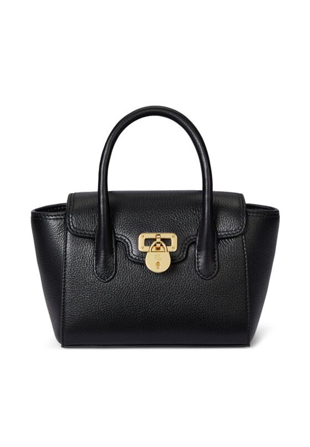 Lauren Ralph Lauren - LAUREN RALPH LAUREN Torebka 431969349002 Czarny. Kolor: czarny. Materiał: skórzane