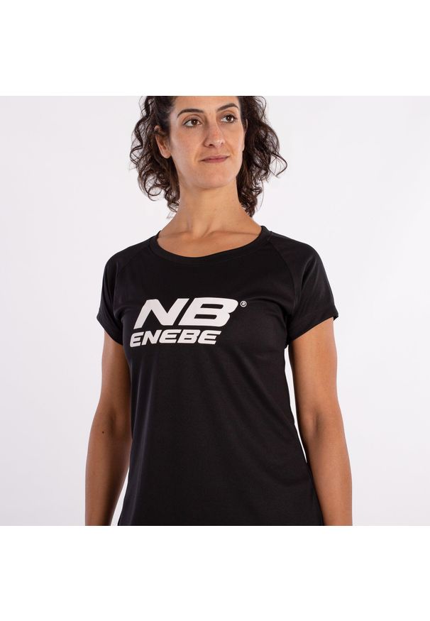 T-shirt ENEBE Zircon damski. Kolor: czarny