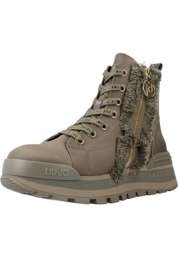 Liu Jo - Kapcie LIU-JO AMAZING 21 Zielony. Kolor: zielony. Materiał: syntetyk, tkanina. Styl: sportowy