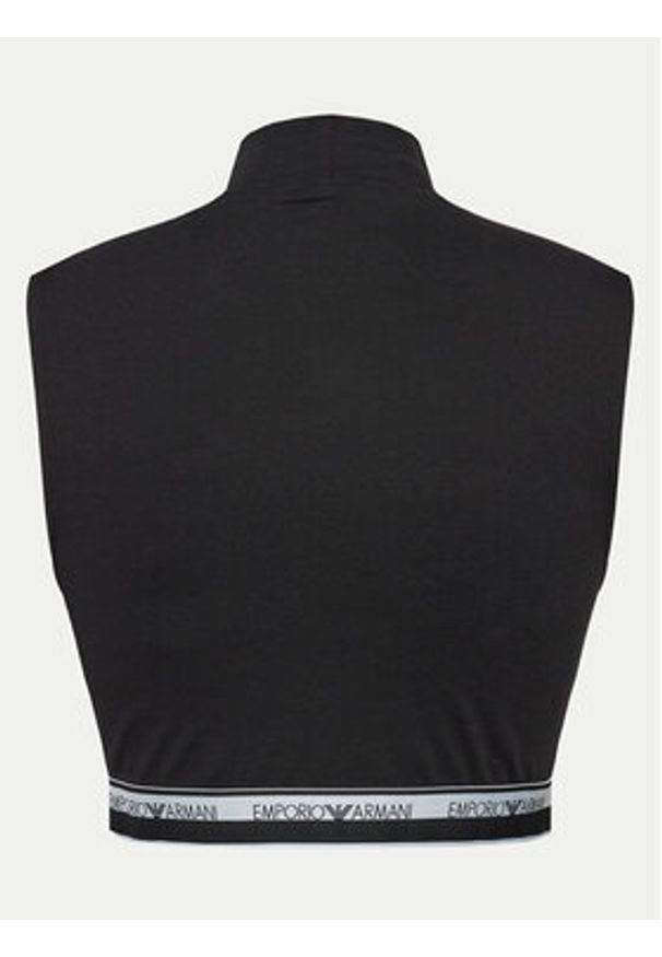 Emporio Armani Underwear Biustonosz top 164430 4R227 00020 Czarny Slim Fit. Kolor: czarny. Materiał: bawełna