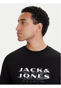 Jack & Jones T-Shirt Fusion 12289880 Czarny Regular Fit. Kolor: czarny. Materiał: bawełna #2