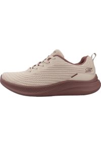 skechers - Buty SKECHERS BOBS MODA FLEX MELLOW DAWN Brązowy. Kolor: brązowy. Materiał: syntetyk, tkanina. Styl: sportowy
