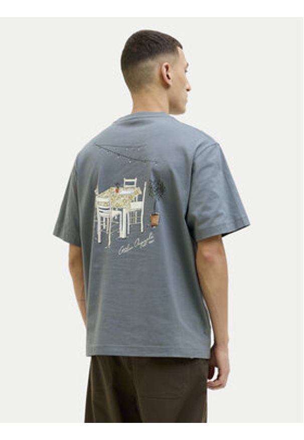 Jack & Jones T-Shirt Islington 12273015 Niebieski Loose Fit. Kolor: niebieski. Materiał: bawełna