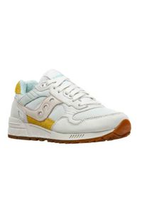 Buty do chodzenia damskie Saucony Shadow 5000. Zapięcie: sznurówki. Kolor: biały. Materiał: skóra. Szerokość cholewki: normalna. Sport: turystyka piesza