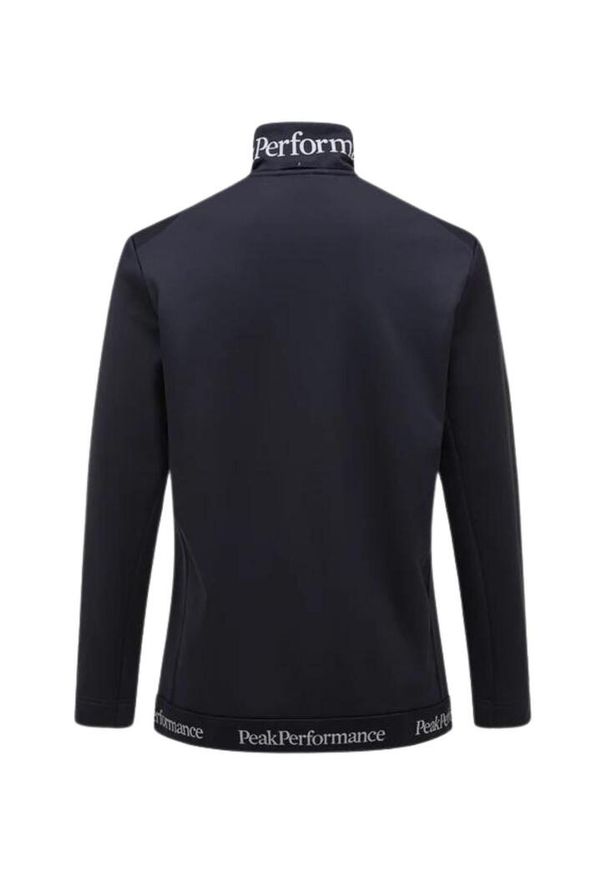 Bluza Peak Performance męska Rider Tech Zip Jacket czarna. Kolor: czarny