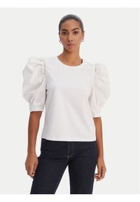 Fracomina Bluzka FR26ST3035J40101 Biały Regular Fit. Kolor: biały. Materiał: bawełna #1