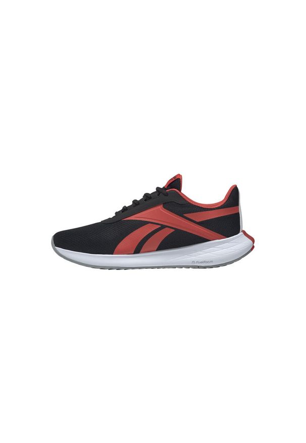 Buty do chodzenia męskie Reebok Energen Plus. Zapięcie: sznurówki. Kolor: czerwony, biały, wielokolorowy, czarny. Materiał: materiał. Szerokość cholewki: normalna. Sport: turystyka piesza