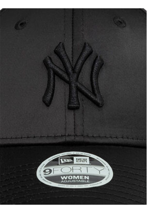 New Era Czapka z daszkiem New York Yankees Satin 9Forty 60595368 Czarny. Kolor: czarny. Materiał: materiał, poliester