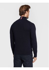 TOMMY HILFIGER - Tommy Hilfiger Sweter MW0MW28049 Granatowy Regular Fit. Kolor: niebieski. Materiał: bawełna