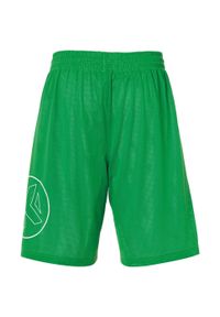 KEMPA - Spodenki dziecięce dwustronne Kempa Player. Kolor: biały, zielony, wielokolorowy. Styl: sportowy. Sport: koszykówka