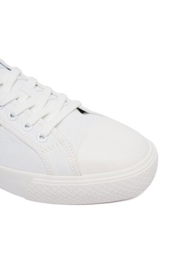 Calvin Klein Trampki Vulc Laceup Cv HM0HM02121 Biały. Kolor: biały. Materiał: materiał