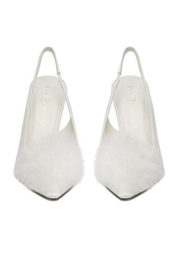 Eva Minge Szpilki EO-LAYLA-LT1677-35 Biały. Kolor: biały. Materiał: materiał. Obcas: na szpilce