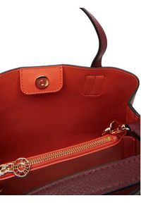 TOMMY HILFIGER - Tommy Hilfiger Torebka Th Icon Mini Satchel AW0AW18722 Brązowy. Kolor: brązowy. Materiał: skórzane #3