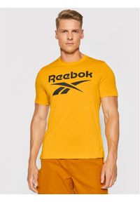 Reebok T-Shirt Workout Ready Supremium Graphic GT5759 Pomarańczowy Regular Fit. Kolor: pomarańczowy. Materiał: syntetyk #1