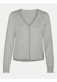 Vero Moda Kardigan Glory 10310527 Szary Regular Fit. Kolor: szary. Materiał: wiskoza #3