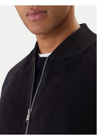 BOSS Kurtka skórzana H-Muller 50543213 Granatowy Regular Fit. Kolor: niebieski. Materiał: skóra #3