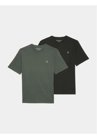 Marc O'Polo Komplet 2 t-shirtów 421 2058 09102 Kolorowy Regular Fit. Typ kołnierza: polo. Materiał: bawełna. Wzór: kolorowy #1