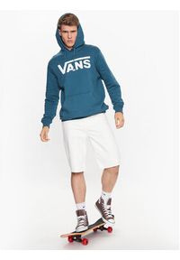 Vans Bluza Mn Vans Classic Po Hoodie Ii VN0A456B Granatowy Classic Fit. Kolor: niebieski. Materiał: bawełna #5