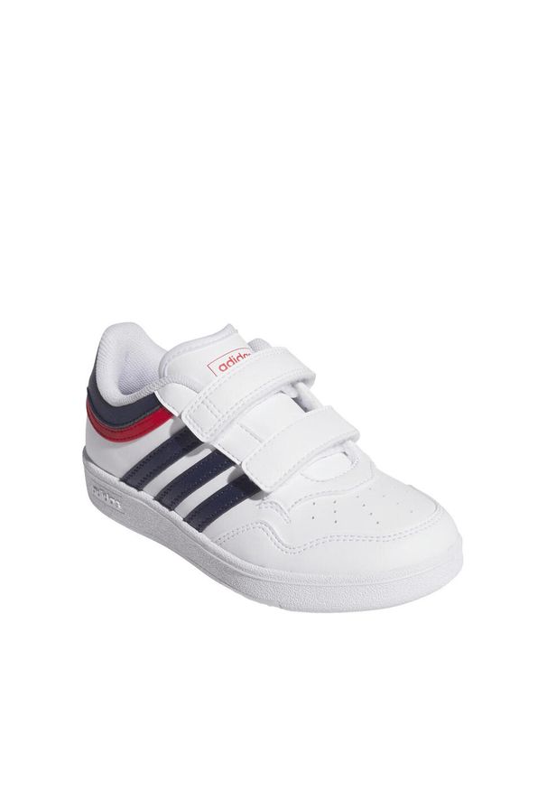 Adidas - Buty dla dzieci adidas Hoops 4.0 CF. Kolor: czerwony, niebieski, wielokolorowy, biały. Sport: turystyka piesza