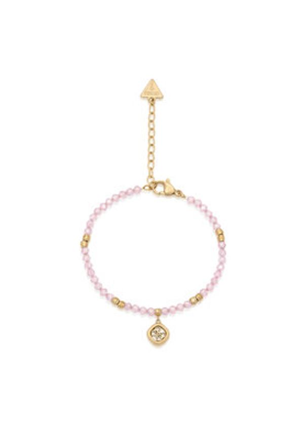 Guess Bransoletka JUBB06 147JW Różowy. Materiał: ze stali nierdzewnej, ze stali. Kolor: różowy