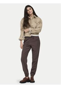 only - ONLY Spodnie dresowe Kelda 15203946 Brązowy Regular Fit. Kolor: brązowy. Materiał: wiskoza #7
