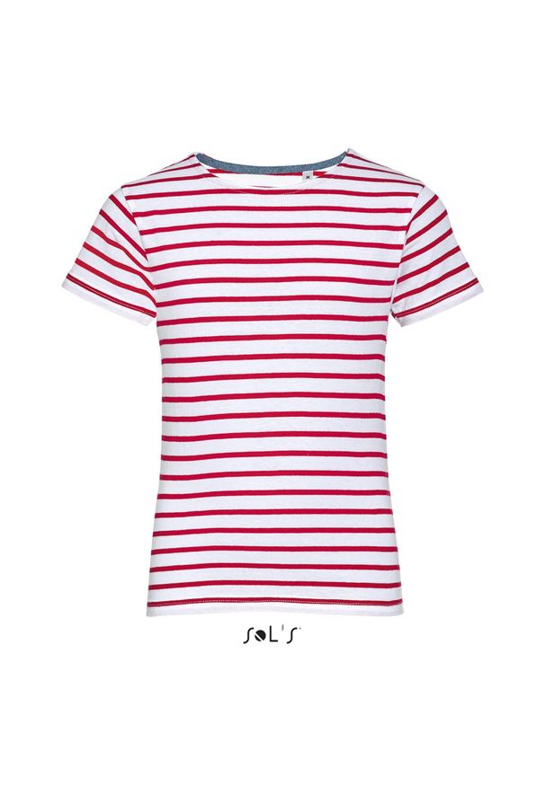 SOL'S - Koszulka dla dzieci Sol's Miles. Kolor: wielokolorowy, biały, czerwony