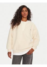 Quiksilver Polar Barranco EQWPF03000 Écru Boxy Fit. Materiał: syntetyk