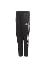 Adidas - Spodnie piłkarskie dla dzieci adidas Tiro 21 Training Pant Slim Youth. Kolor: niebieski