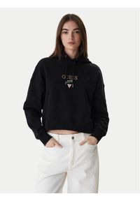 Guess Jeans Bluza W6RQ00 K68I4 Czarny Relaxed Fit. Kolor: czarny. Materiał: bawełna #1