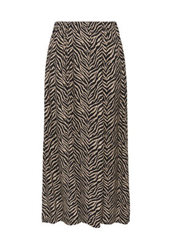 only - ONLY Spódnica maxi Nova 15357477 Czarny Regular Fit. Kolor: czarny. Materiał: wiskoza