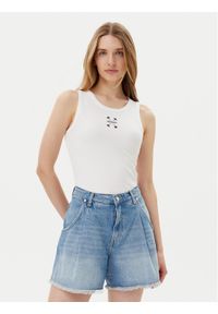 JOOP! Top 58 JW243JE423 30042835 Biały Regular Fit. Kolor: biały. Materiał: bawełna