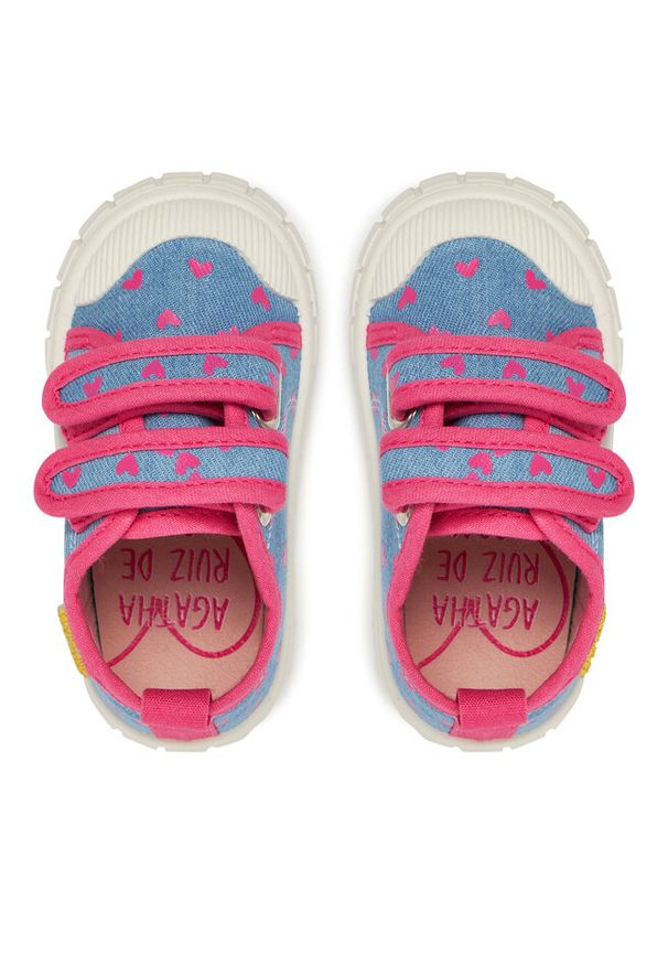 Kapcie Agatha Ruiz de la Prada. Kolor: niebieski