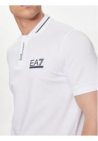 EA7 Emporio Armani Polo 3DPF18 PJ04Z 1100 Biały Regular Fit. Typ kołnierza: polo. Kolor: biały. Materiał: bawełna #2