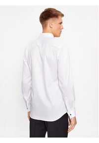 Eterna Koszula 8218/F659 Biały Slim Fit. Kolor: biały. Materiał: bawełna #3