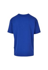 Urban Classics - Męska Podstawowa Koszulka Z Bawełny Organicznej. Kolor: niebieski. Materiał: bawełna. Sport: turystyka piesza